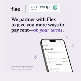 a cell phone and flex payments
